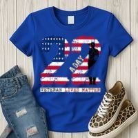 22 A Day Veteran Gift Meaningful Gift 22 A Day Veteran Suicide Gift Women's T-Shirt thumb 3