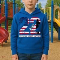 22 A Day Veteran Gift Meaningful Gift 22 A Day Veteran Suicide Gift Kids Hoodie thumb 2