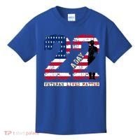 22 A Day Veteran Gift Meaningful Gift 22 A Day Veteran Suicide Gift Kids T-Shirt thumb 0