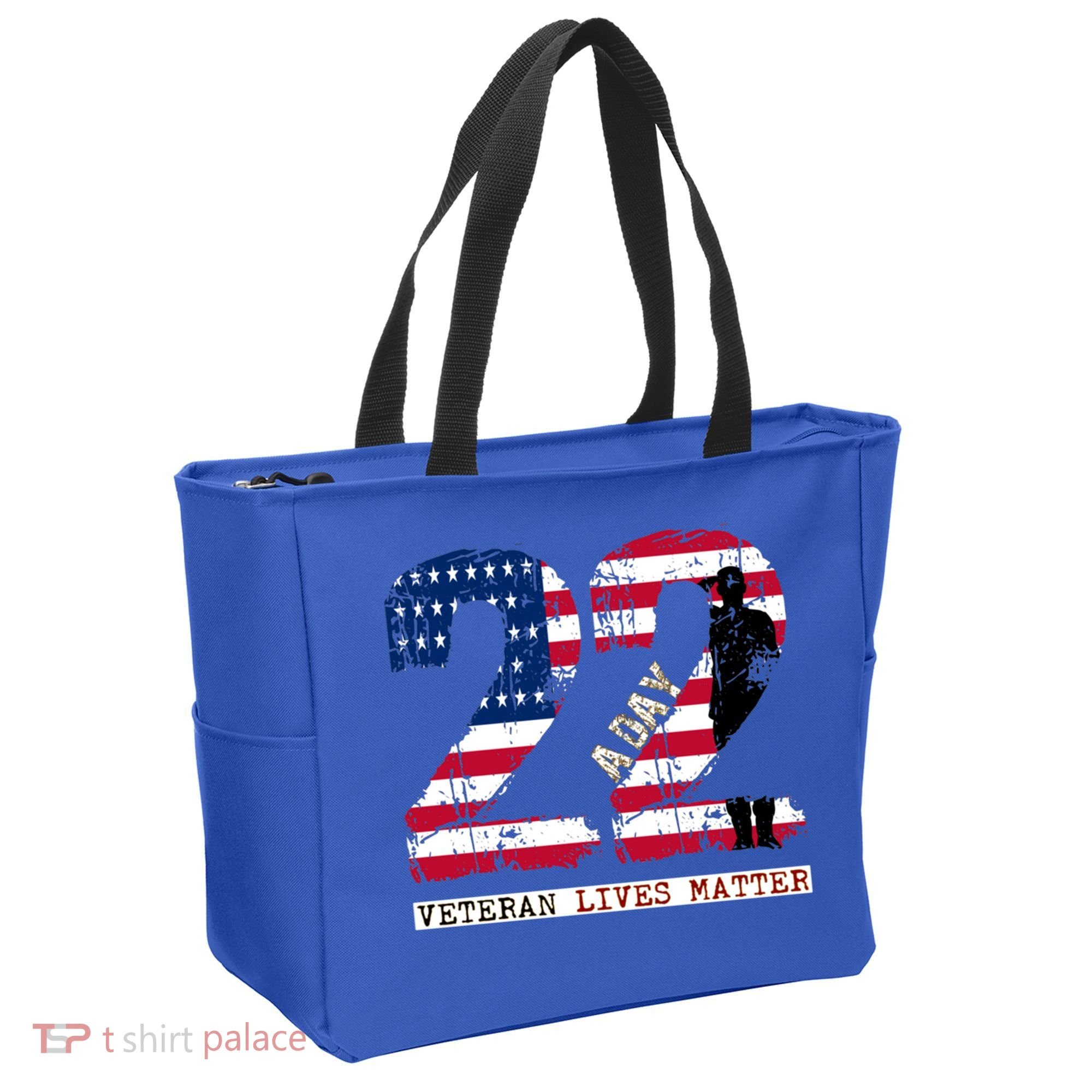 22 A Day Veteran Gift Meaningful Gift 22 A Day Veteran Suicide Gift Tote Bag