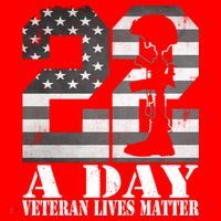 22 A Day Veteran Lives Matter American Flag Military Veteran Great Gift Santa Hat thumb 1