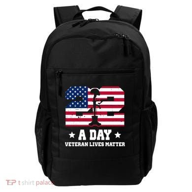 22 A Day Veteran Lives Matter Backpack