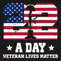 22 A Day Veteran Lives Matter Backpack thumb 2