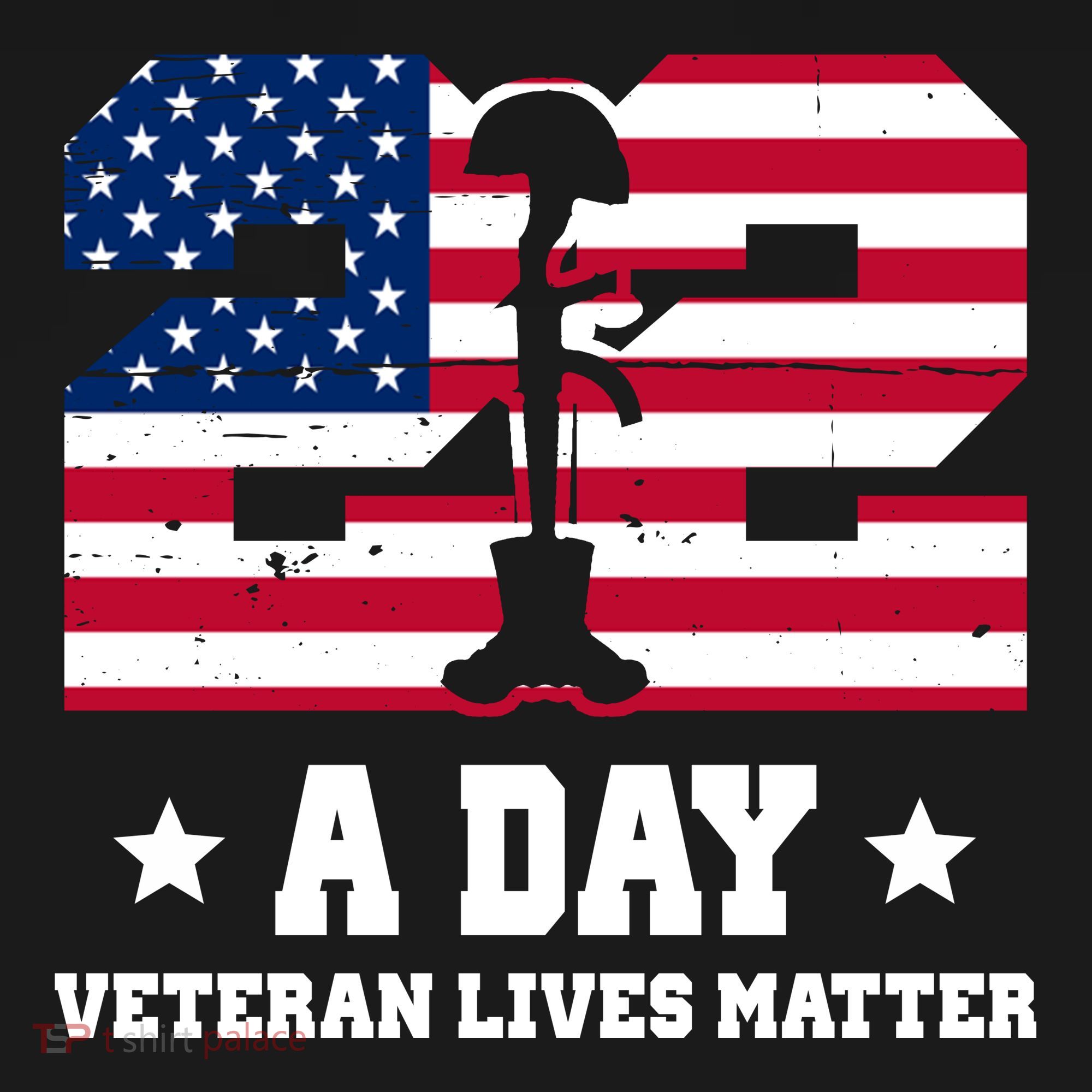 22 A Day Veteran Lives Matter Backpack