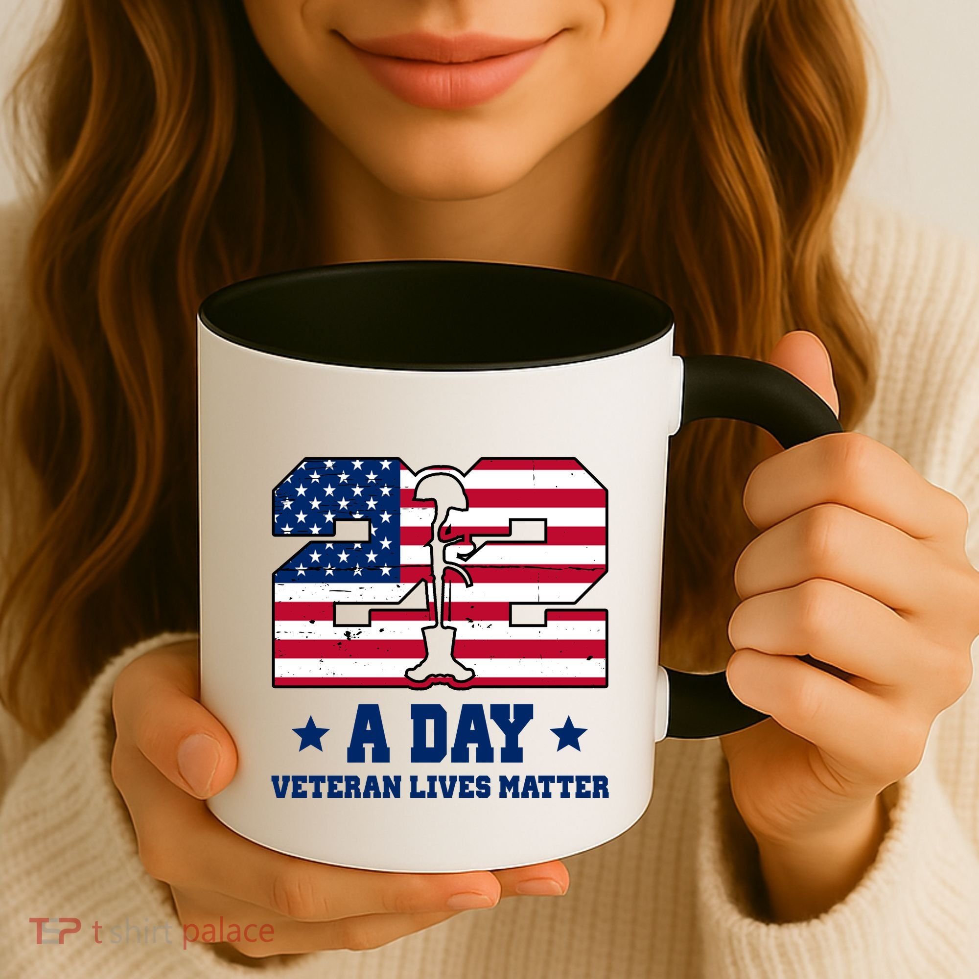 22 A Day Veteran Lives Matter Coffee Mug