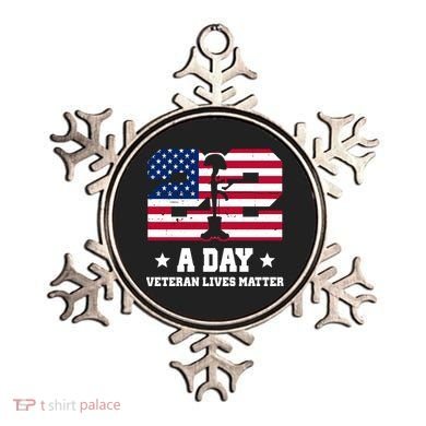 22 A Day Veteran Lives Matter Ornament