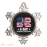 22 A Day Veteran Lives Matter Ornament thumb 0