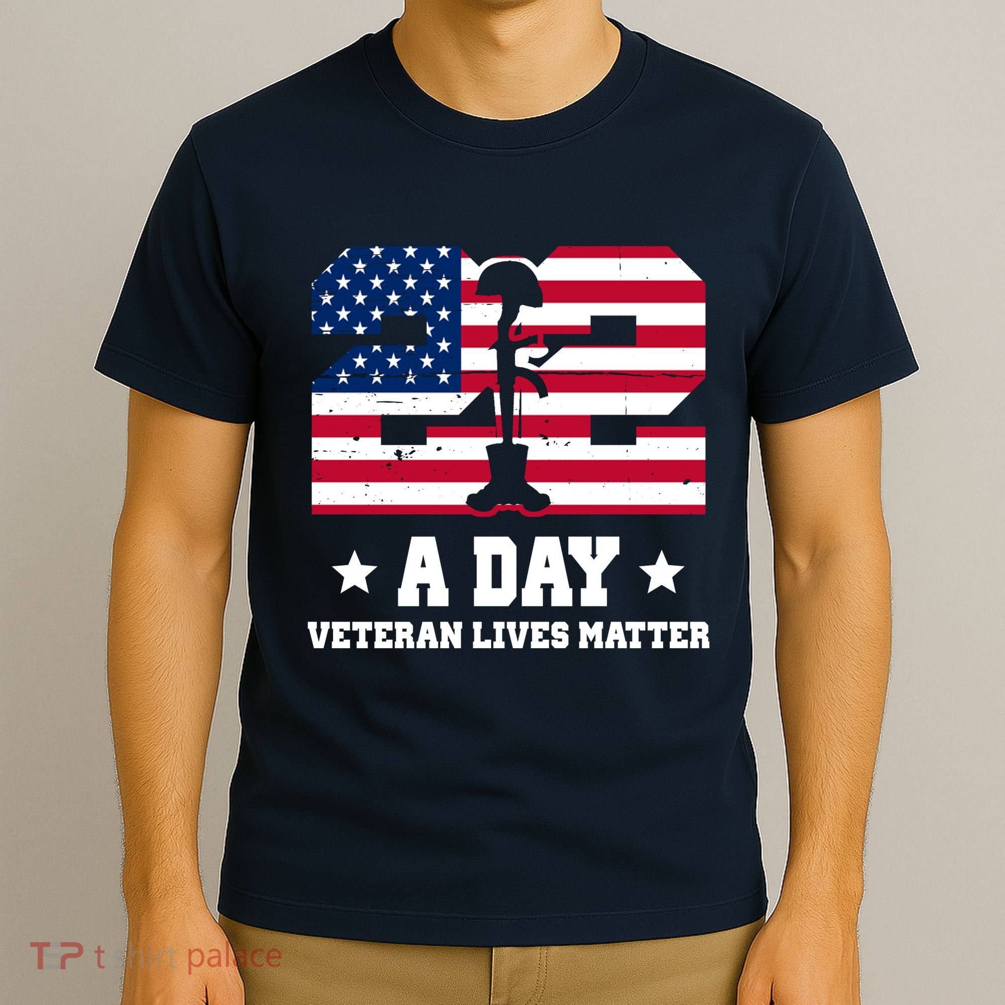 22 A Day Veteran Lives Matter T-Shirt