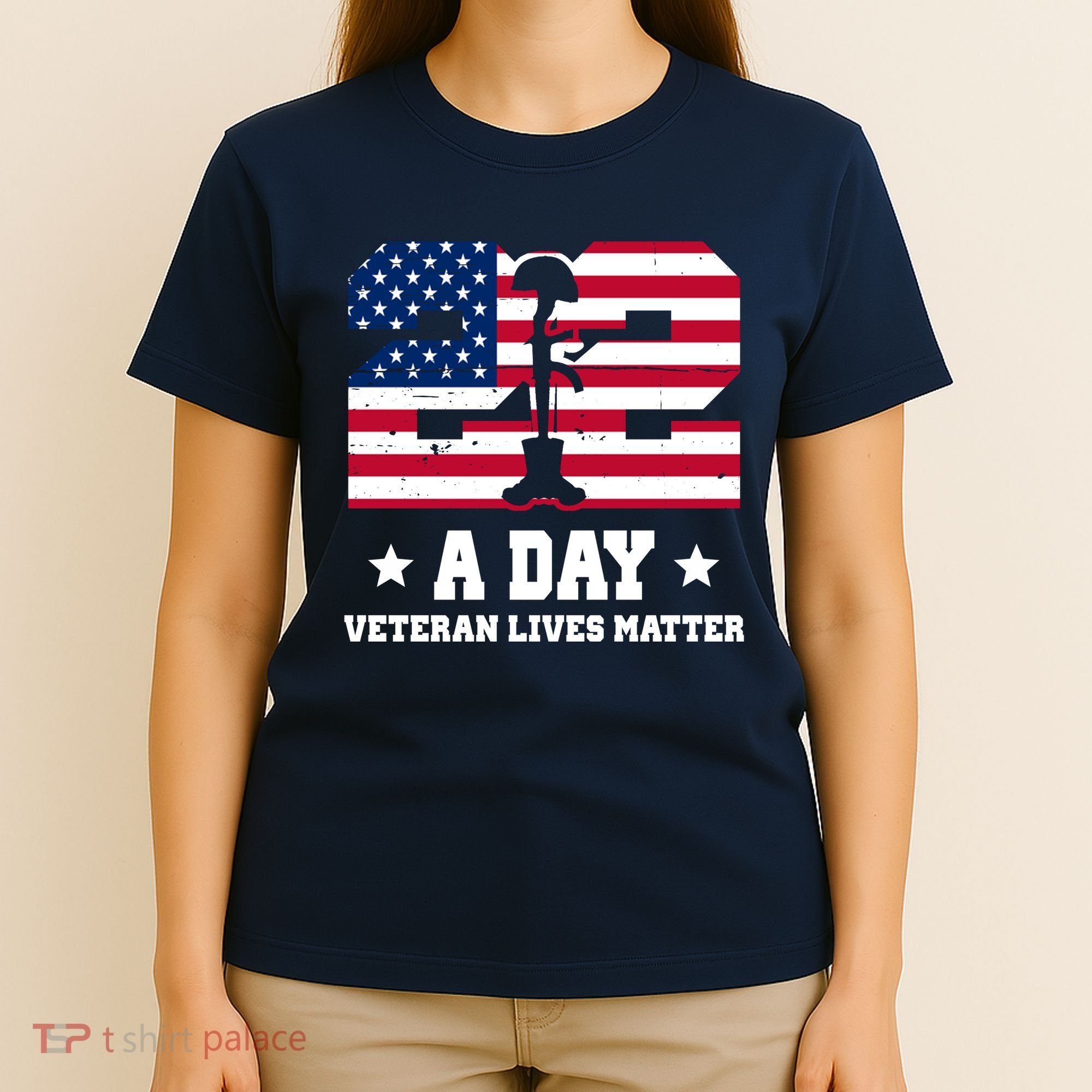 22 A Day Veteran Lives Matter T-Shirt