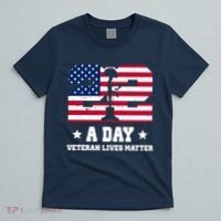 22 A Day Veteran Lives Matter T-Shirt thumb 5