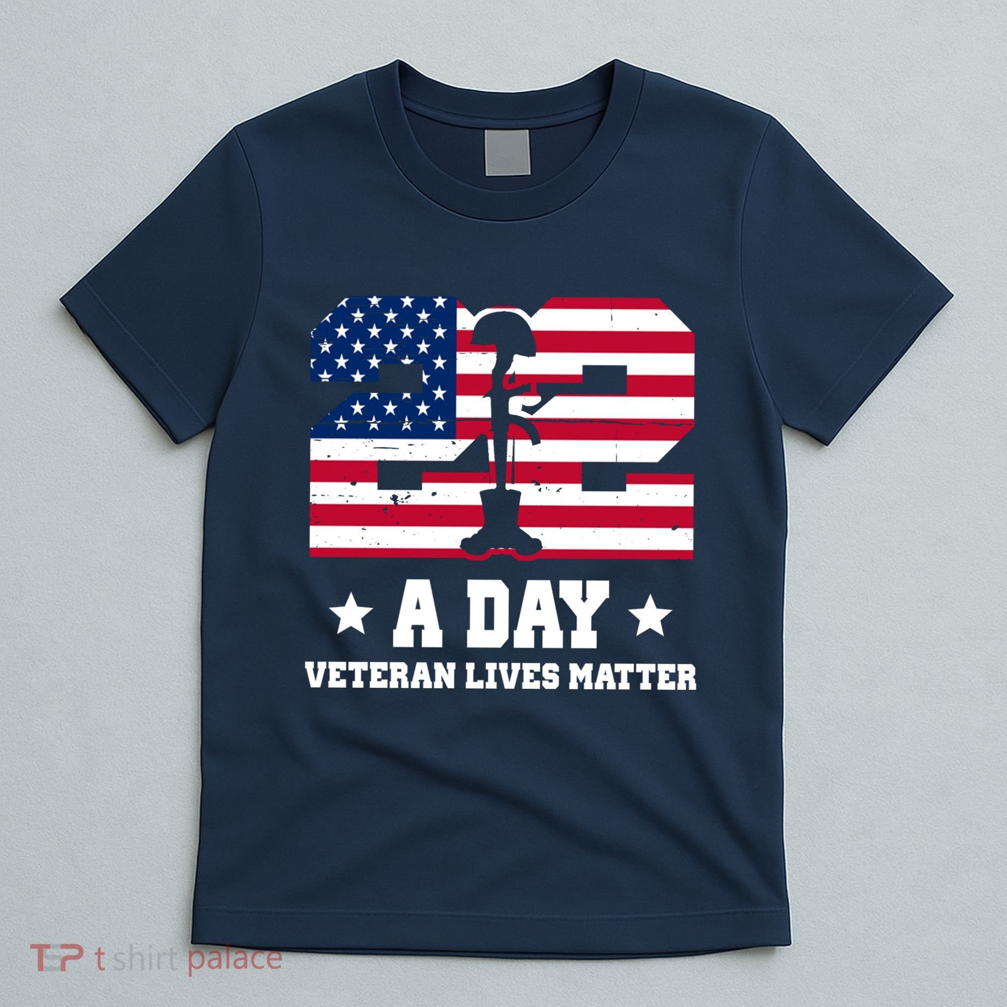 22 A Day Veteran Lives Matter T-Shirt