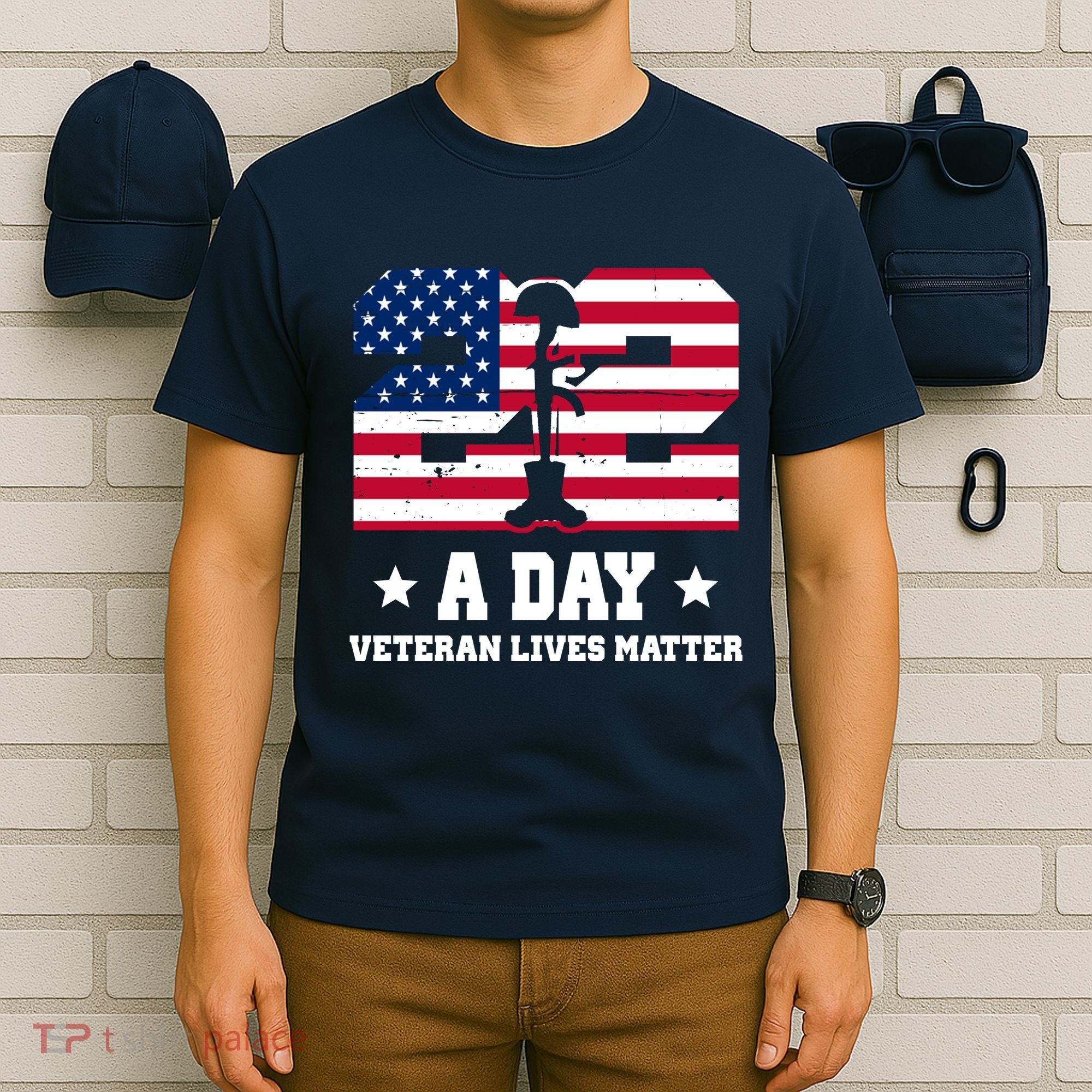 22 A Day Veteran Lives Matter T-Shirt