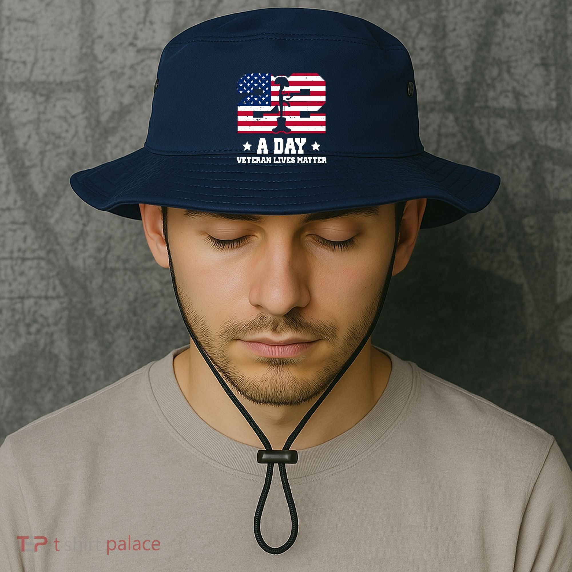22 A Day Veteran Lives Matter Bucket Hat