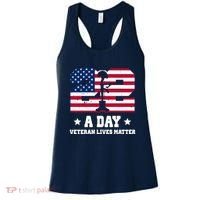 22 A Day Veteran Lives Matter Women's Tank Top thumb 0