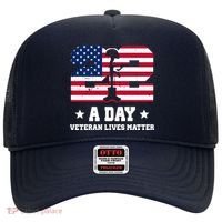 22 A Day Veteran Lives Matter Hat thumb 0