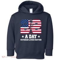 22 A Day Veteran Lives Matter Toddler Hoodie thumb 0