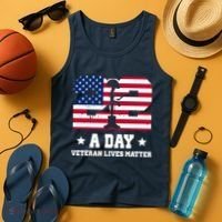 22 A Day Veteran Lives Matter Tank Top thumb 4