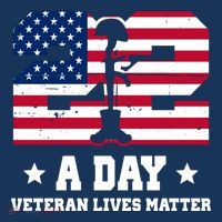 22 A Day Veteran Lives Matter Golf Towel thumb 3