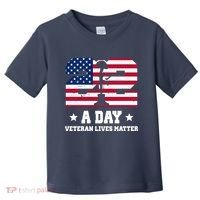 22 A Day Veteran Lives Matter Toddler T-Shirt thumb 0