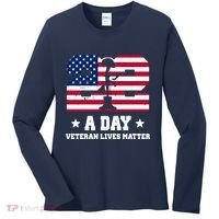 22 A Day Veteran Lives Matter Women's Long Sleeve Shirt thumb 0