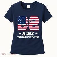 22 A Day Veteran Lives Matter Women's T-Shirt thumb 0