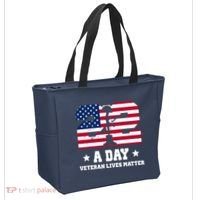 22 A Day Veteran Lives Matter Tote Bag thumb 2