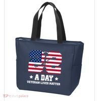 22 A Day Veteran Lives Matter Tote Bag thumb 3