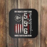 2nd Amendment Feelings America USA Patriotic Funny Coaster thumb 0