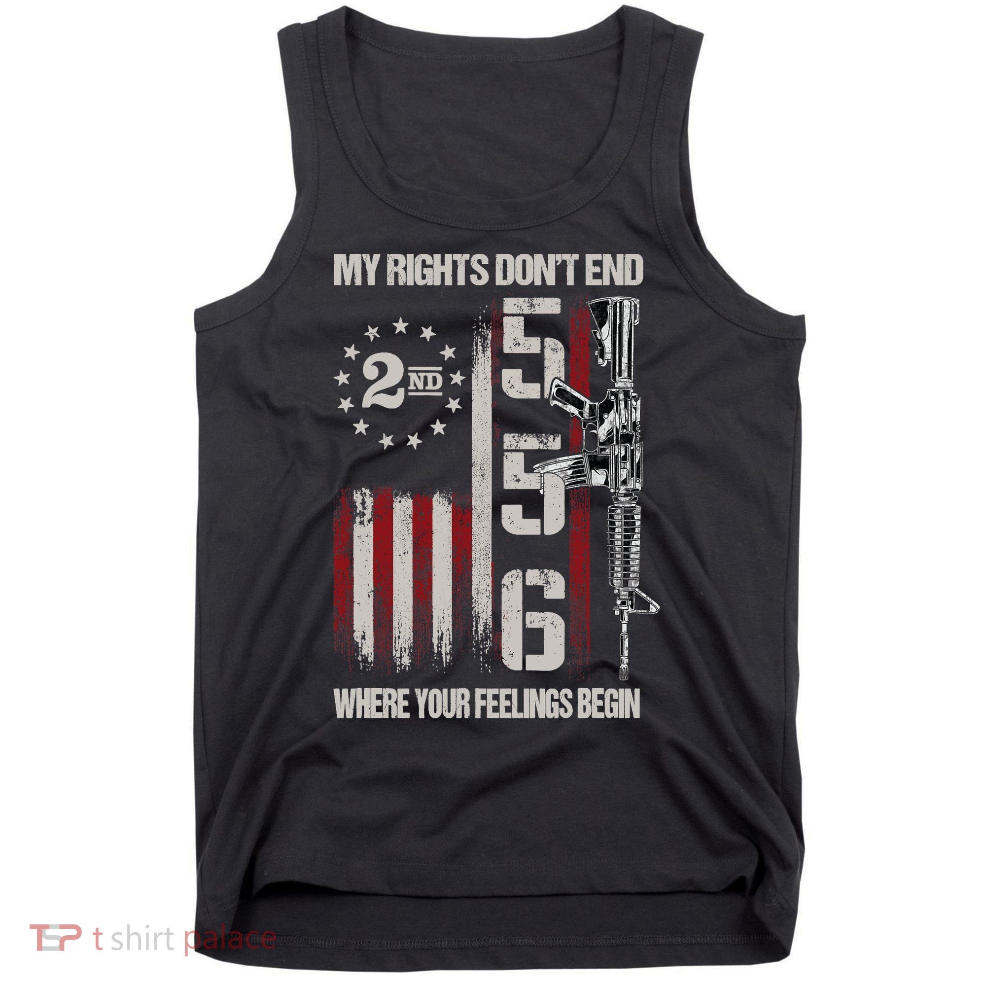 2nd Amendment Feelings America USA Patriotic Funny Tank Top