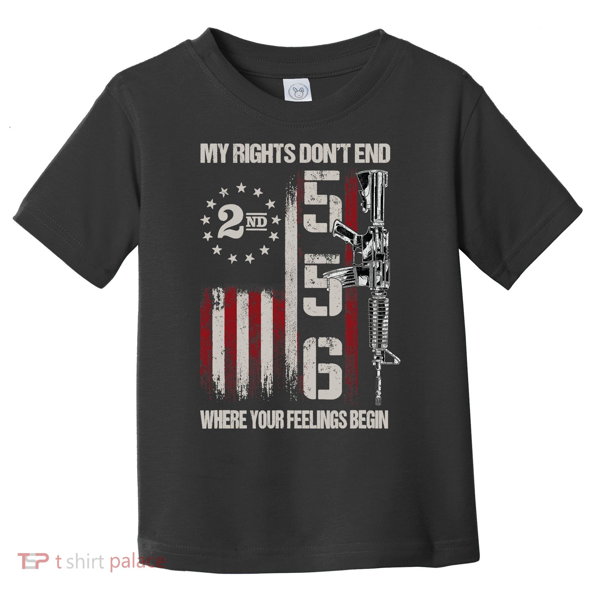 2nd Amendment Feelings America USA Patriotic Funny Toddler T-Shirt
