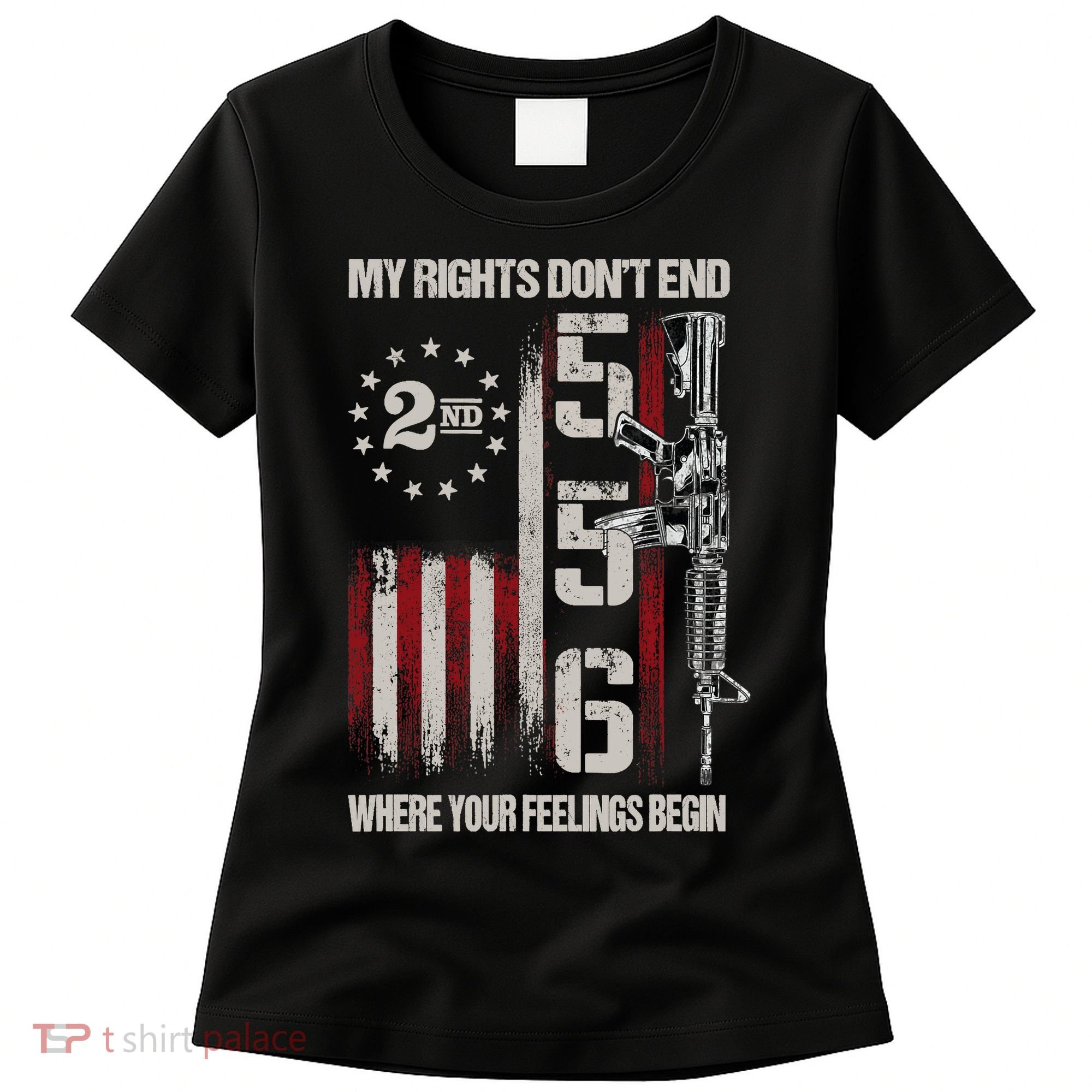 2nd Amendment Feelings America USA Patriotic Funny Women's T-Shirt