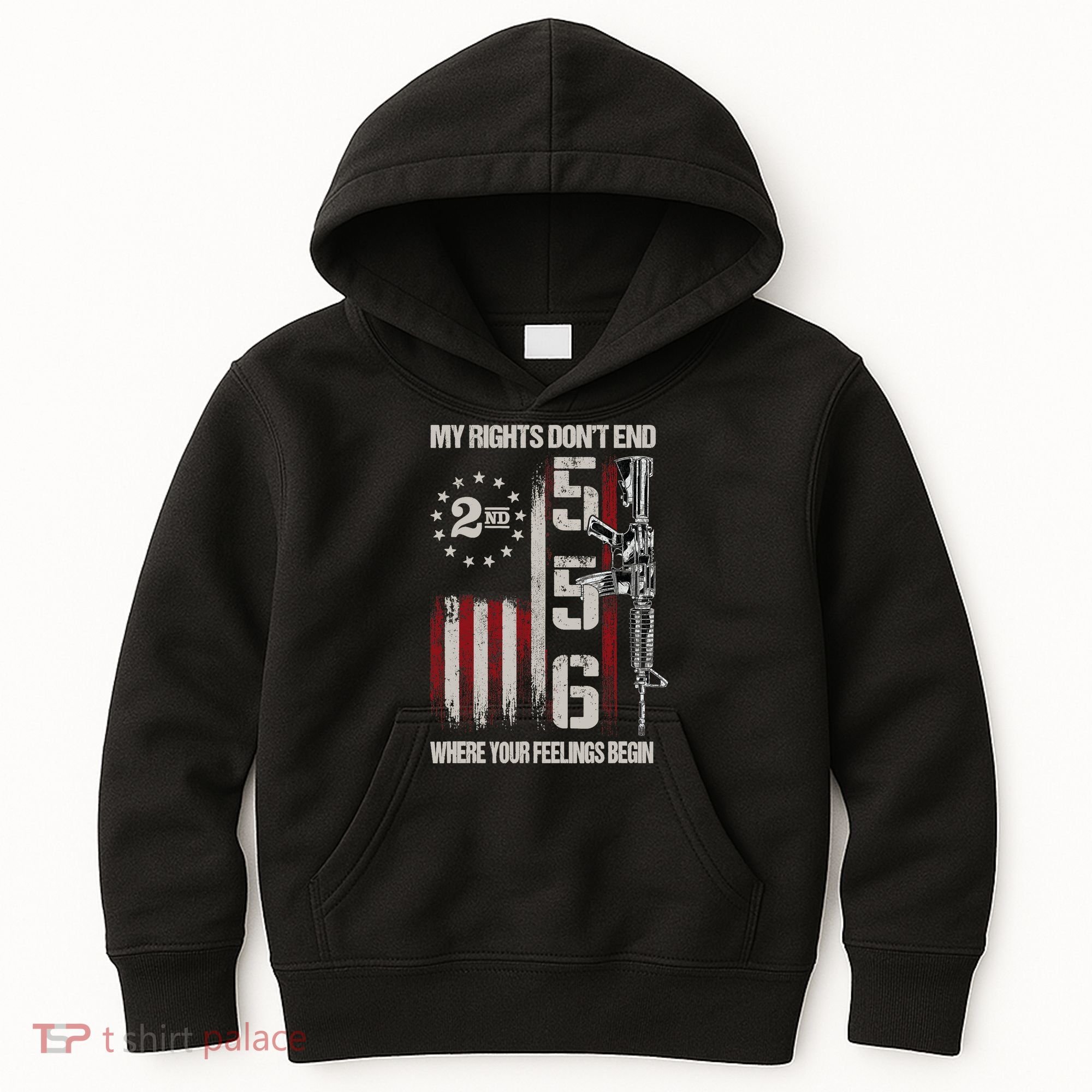 2nd Amendment Feelings America USA Patriotic Funny Kids Hoodie