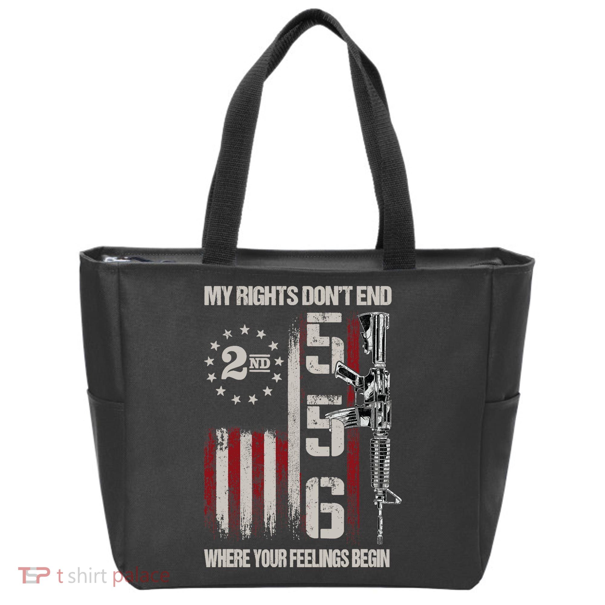 2nd Amendment Feelings America USA Patriotic Funny Tote Bag