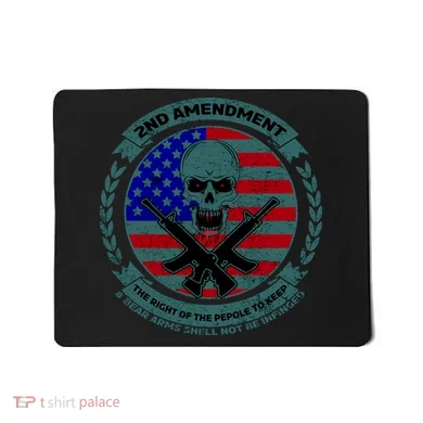 2nd Amendment Front And Back Design Mousepad