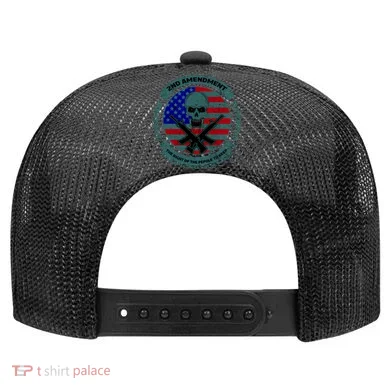 2nd Amendment Front And Back Design Hat back