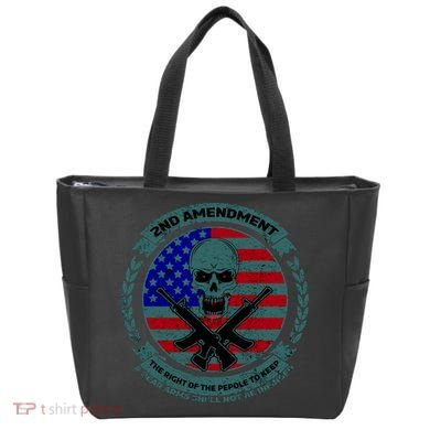 2nd Amendment Front And Back Design Tote Bag