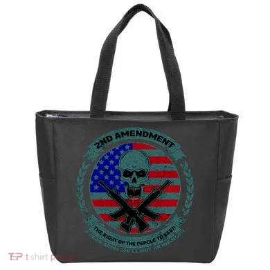 2nd Amendment Front And Back Design Tote Bag