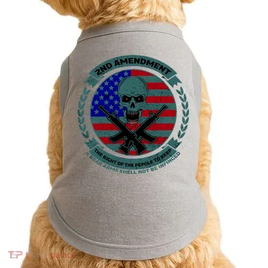 2nd Amendment Front And Back Design Doggie Tank