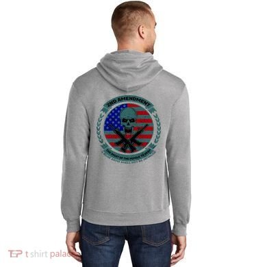 2nd Amendment Front And Back Design Hoodie back