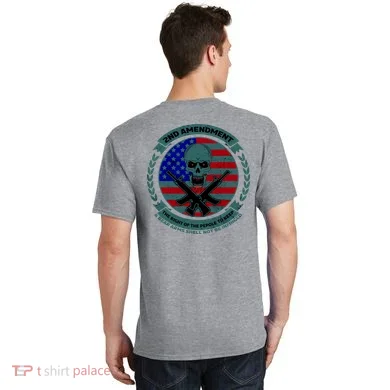 2nd Amendment Front And Back Design T-Shirt back