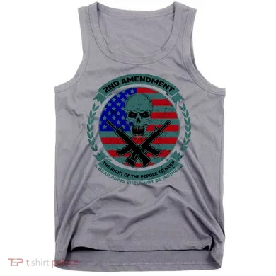 2nd Amendment Front And Back Design Tank Top
