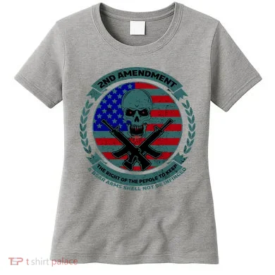 2nd Amendment Front And Back Design Women's T-Shirt