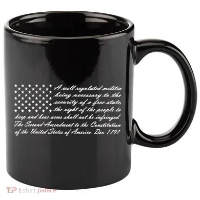 2nd Amendment Flag Second Amendment 11oz C Handle Ceramic Mug