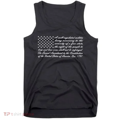 2nd Amendment Flag Second Amendment Tank Top
