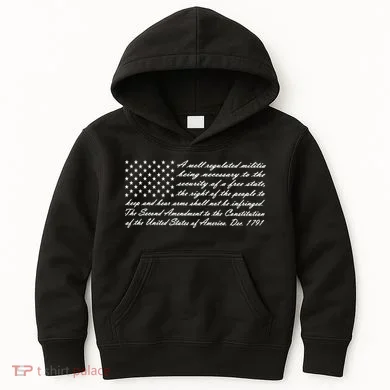 2nd Amendment Flag Second Amendment Kids Hoodie