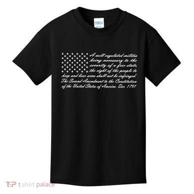 2nd Amendment Flag Second Amendment Kids T-Shirt