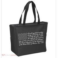 2nd Amendment Flag Second Amendment Tote Bag thumb 2