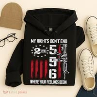 2nd Amendment Feelings America USA Patriotic Funny On Back Hoodie thumb 4