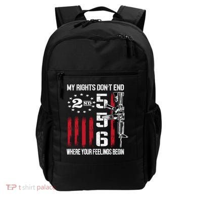 2nd Amendment Feelings America USA Patriotic Funny On Back Backpack