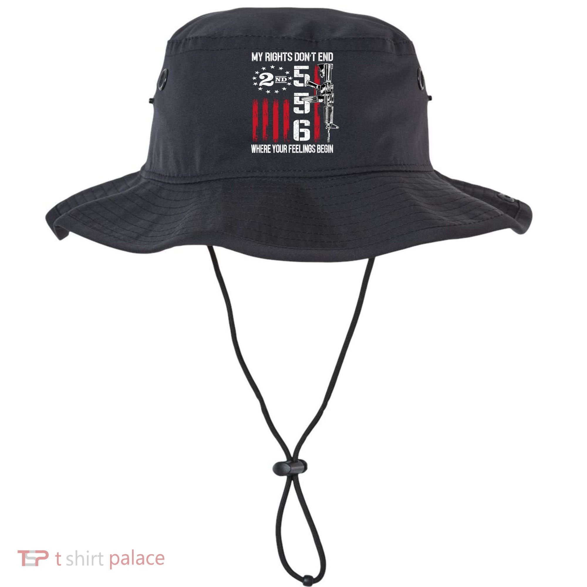 2nd Amendment Feelings America USA Patriotic Funny On Back Bucket Hat